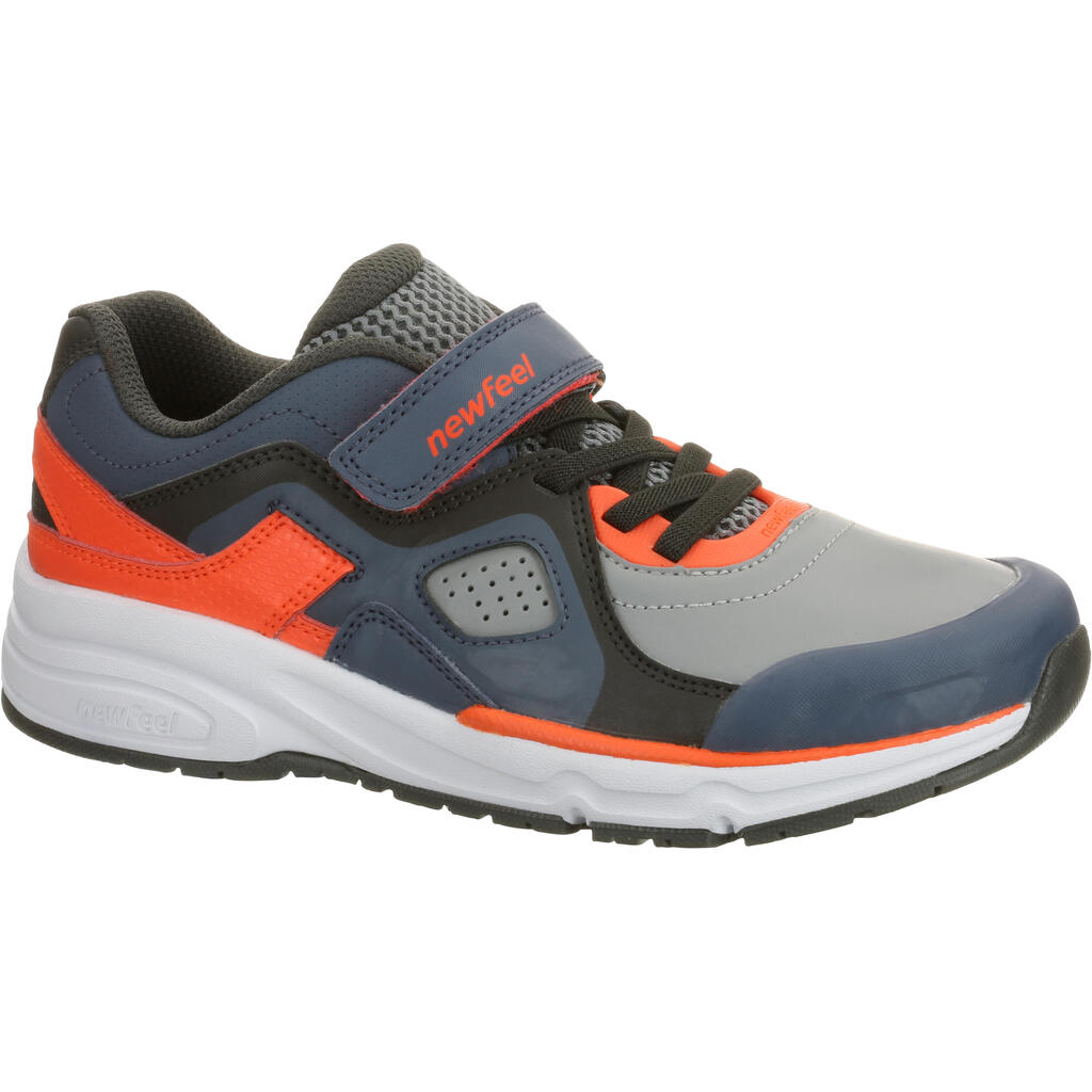 Actiwalk 940 children's walking and school sports shoes - grey/orange