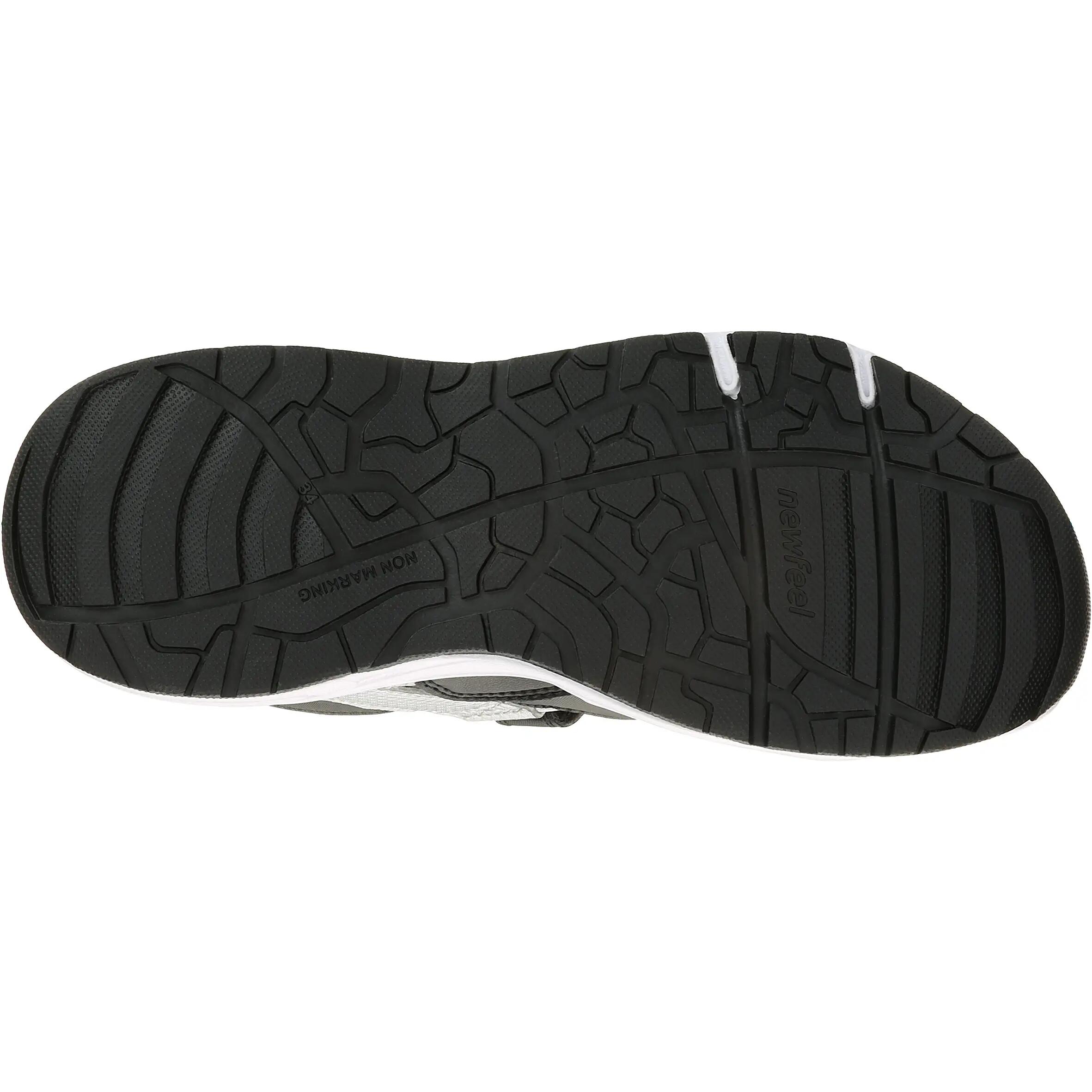 Actiwalk 940 children's walking and school sports shoes - black/silver 8/21