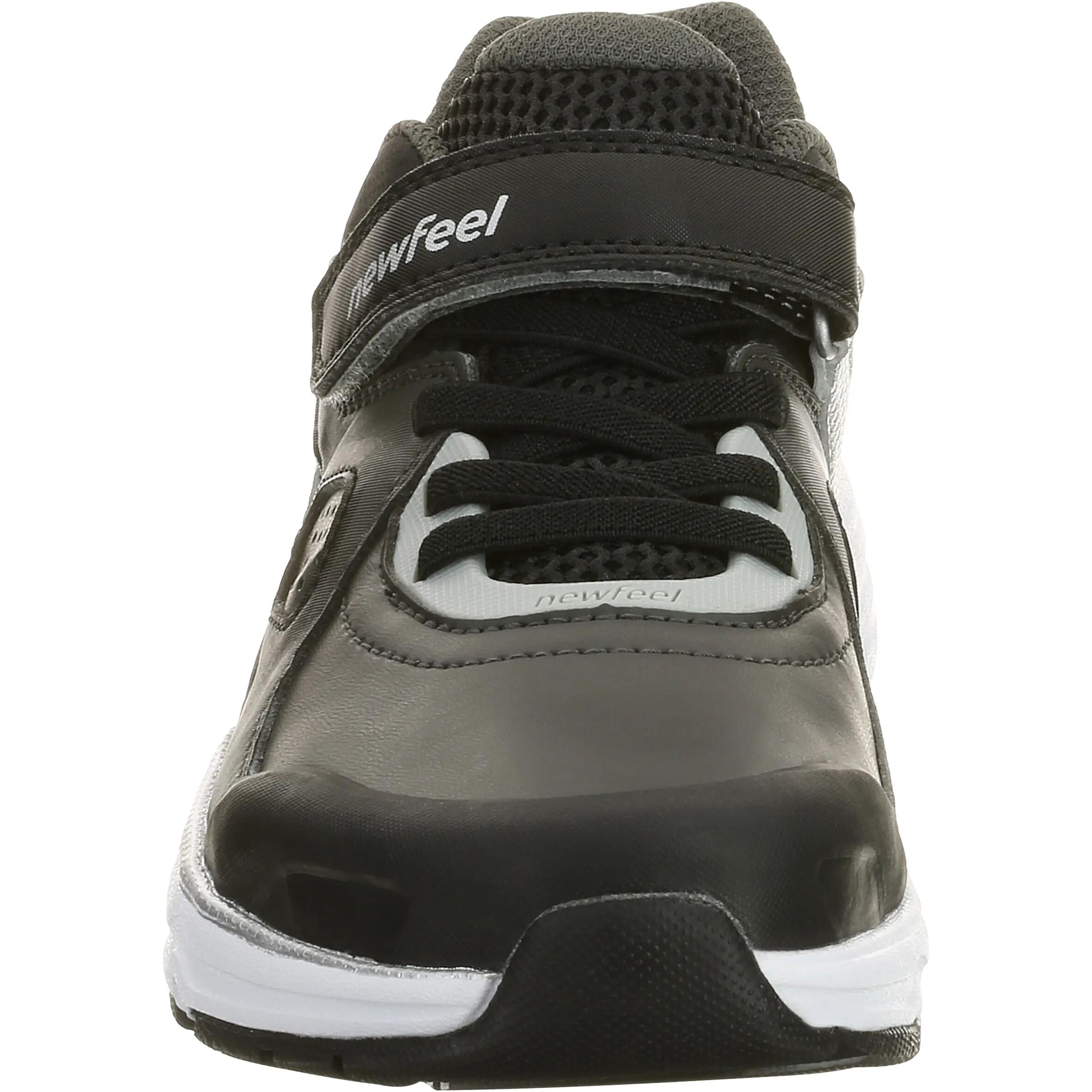 Actiwalk 940 children's walking and school sports shoes - black/silver 4/21