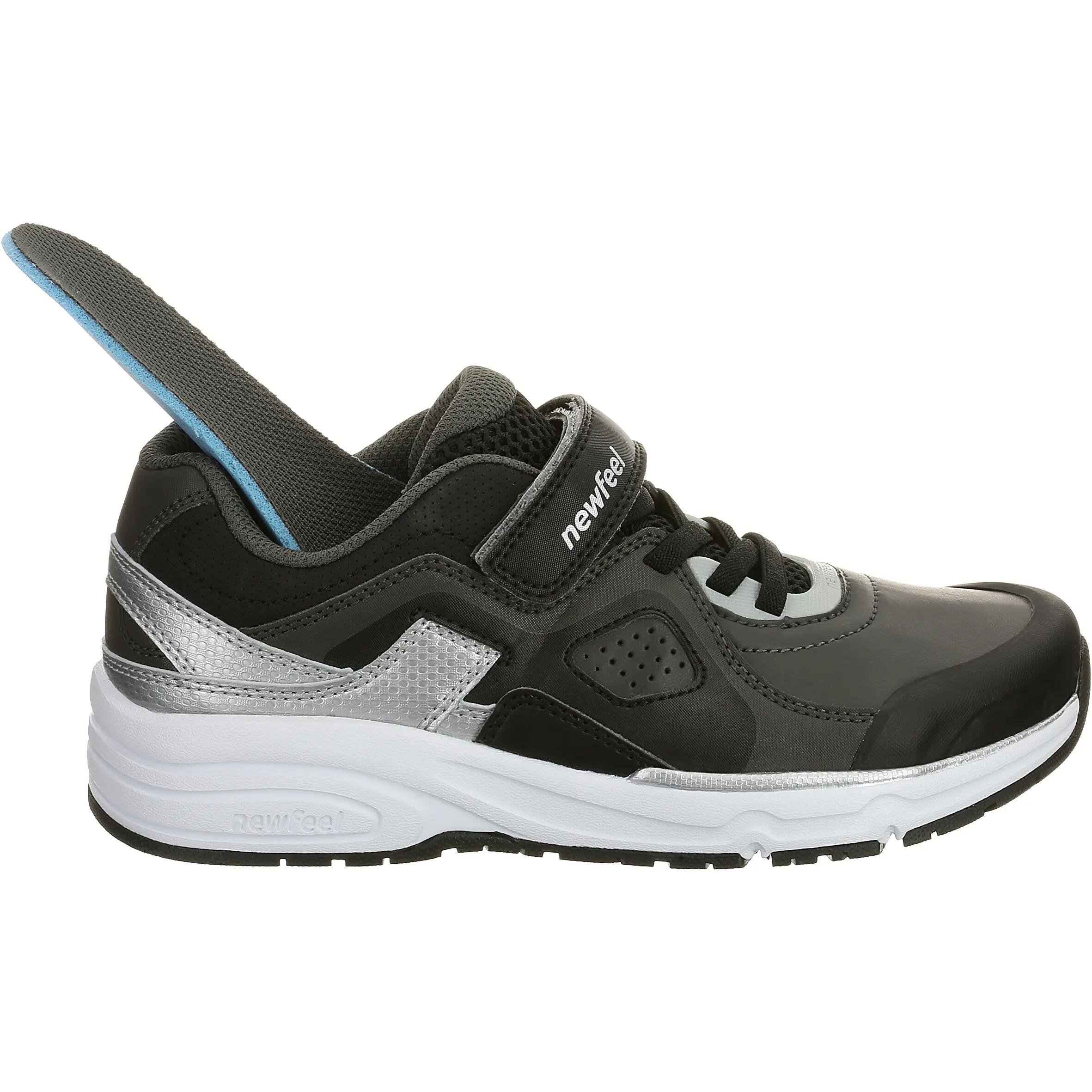 Actiwalk 940 children's walking and school sports shoes - black/silver 9/21