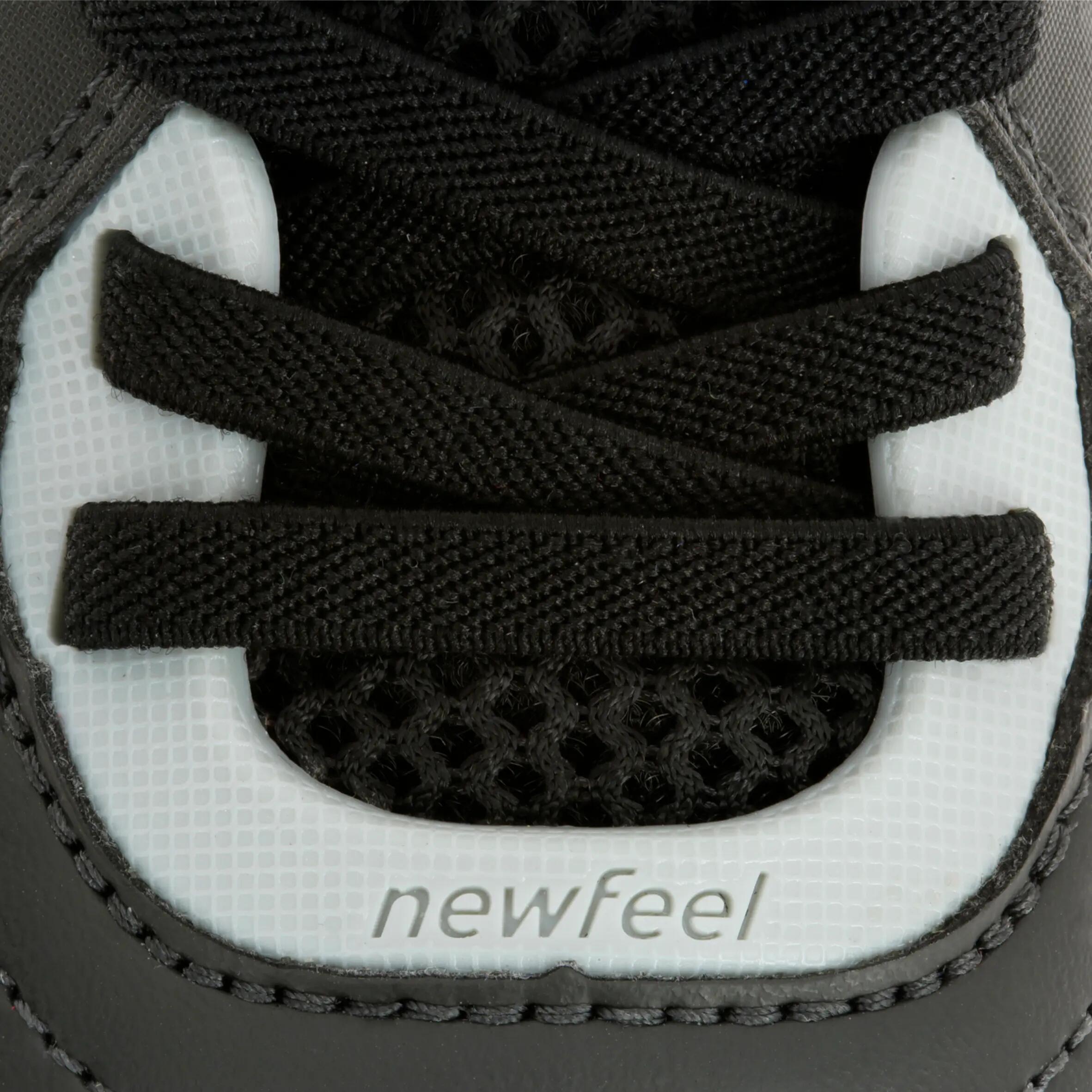Actiwalk 940 children's walking and school sports shoes - black/silver 13/21