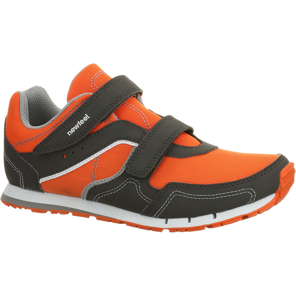 Skuli 2 canvas children’s fitness walking shoes orange / grey