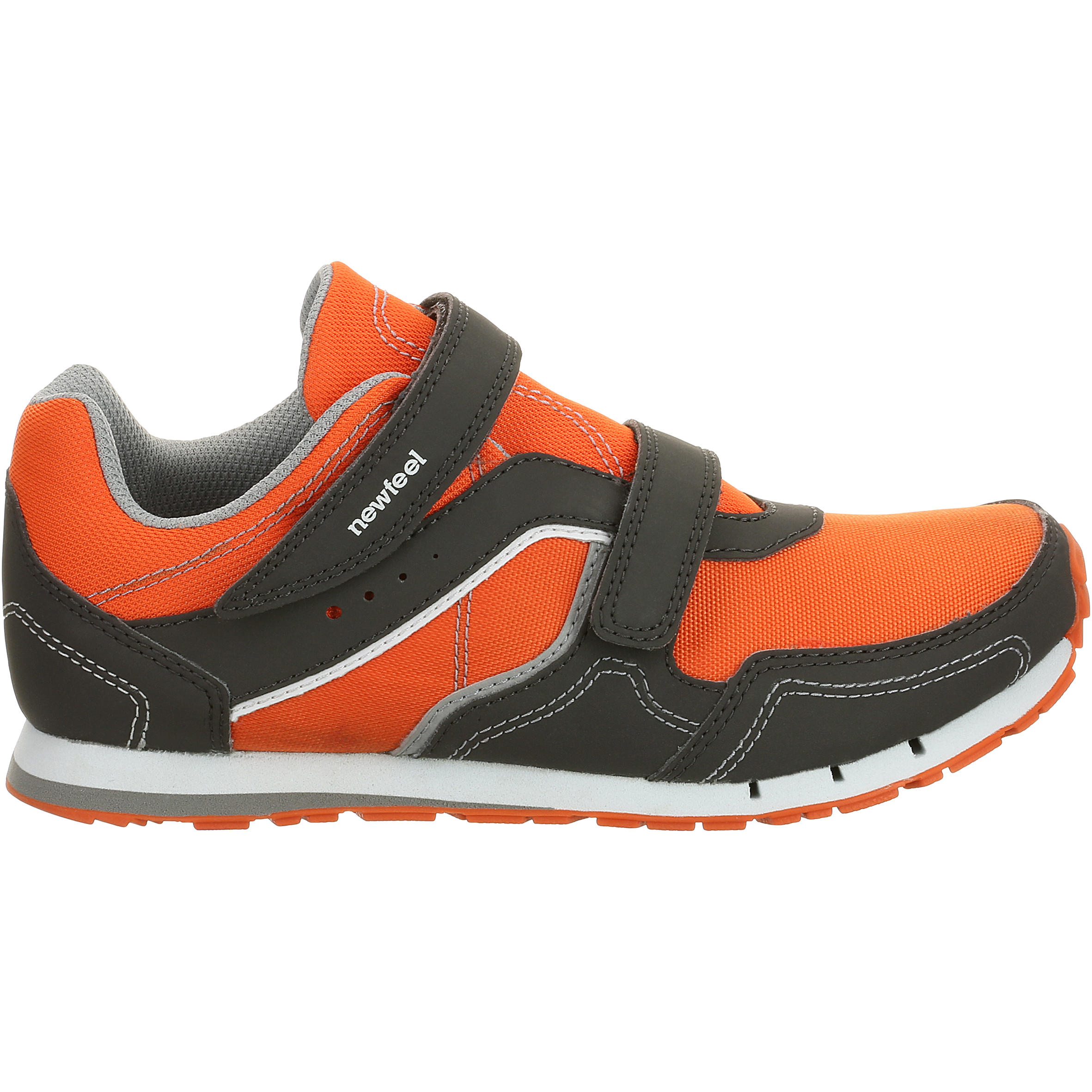 Skuli 2 Canvas children’s fitness walking shoes orange / grey 2/16