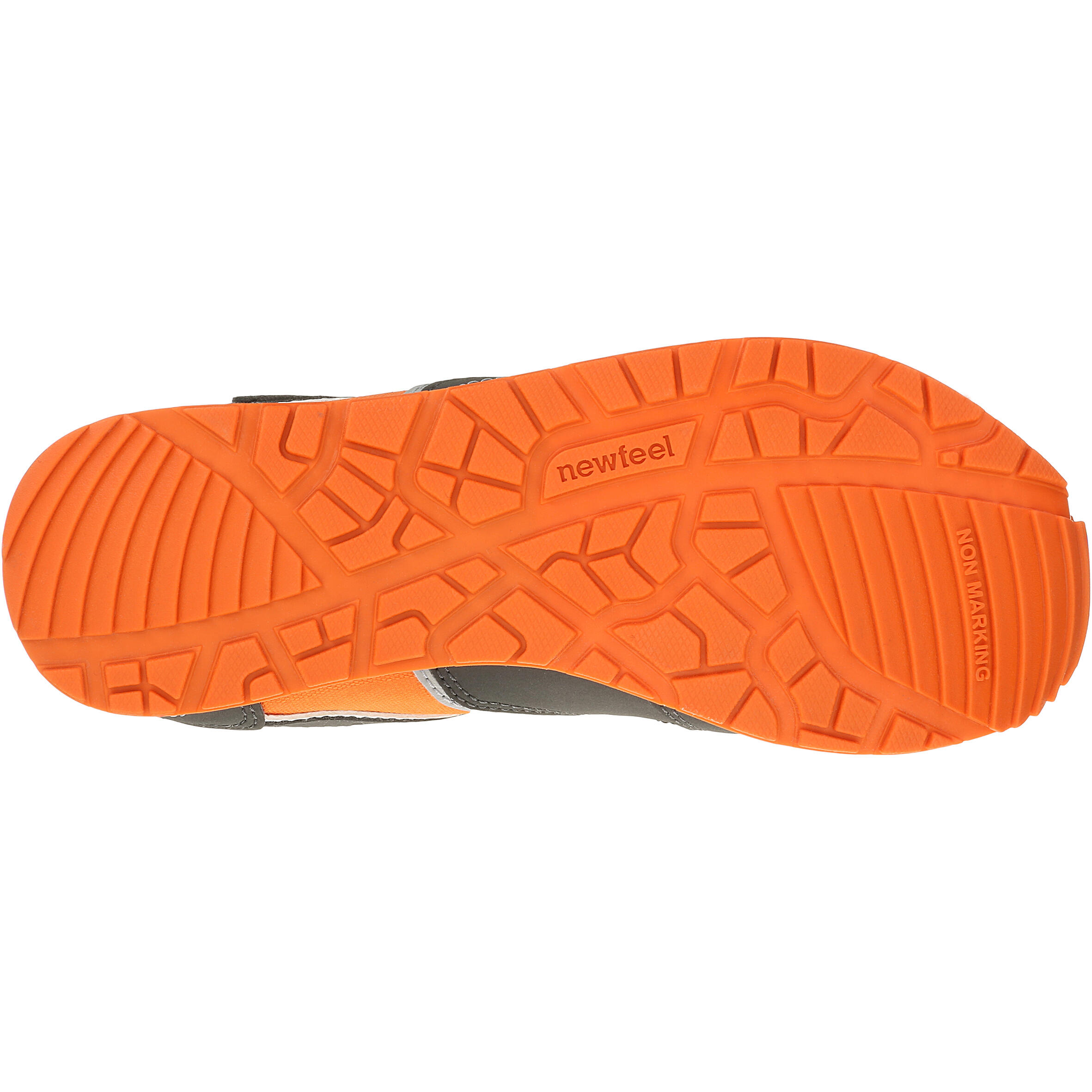 Skuli 2 Canvas children’s fitness walking shoes orange / grey 8/16