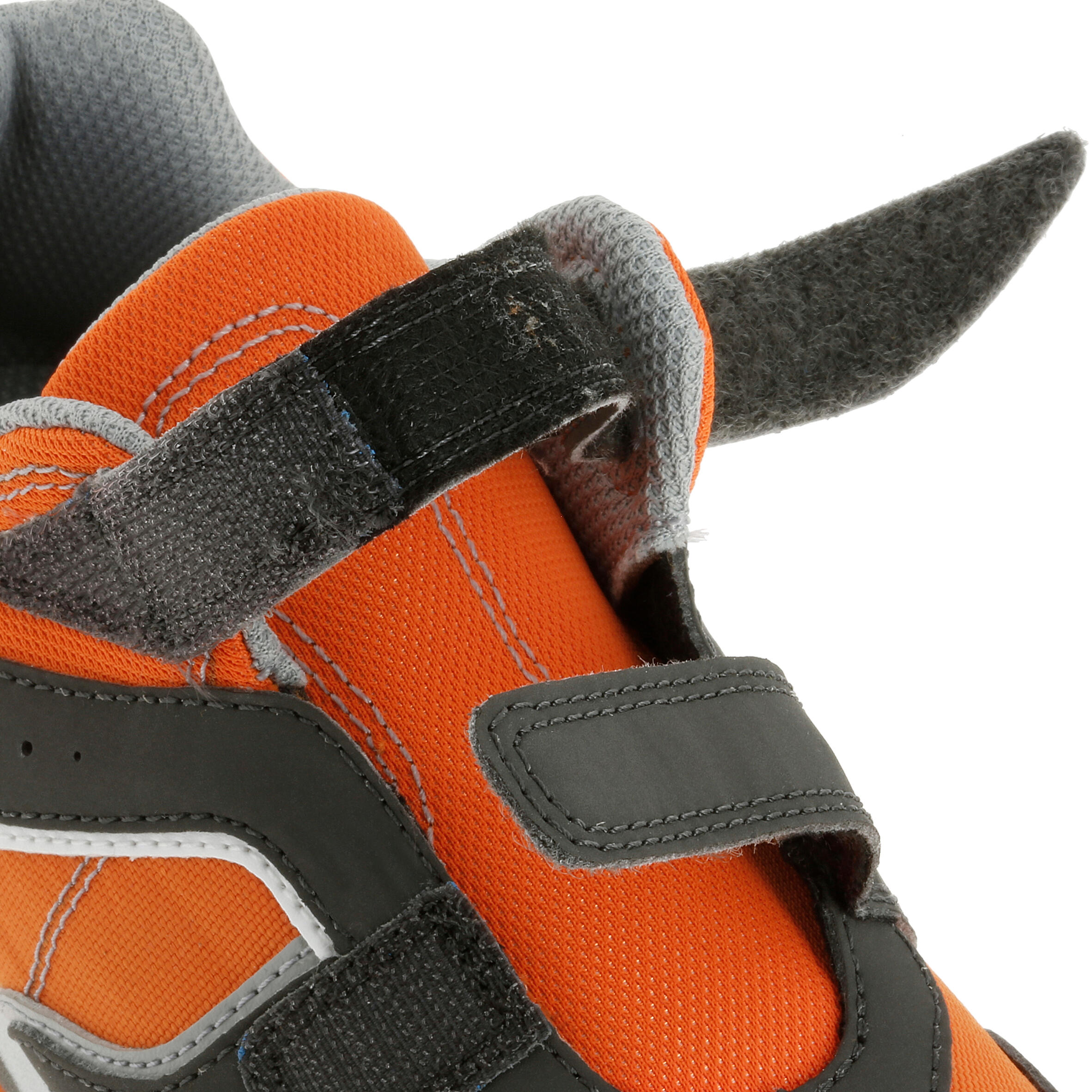 Skuli 2 Canvas children’s fitness walking shoes orange / grey 10/16
