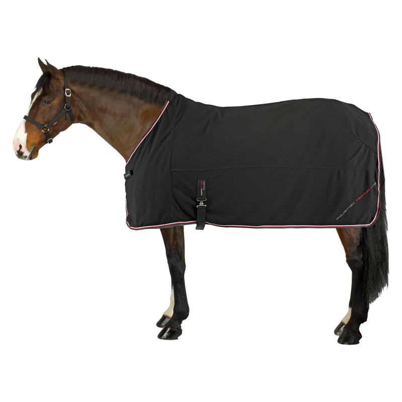Chemise séchante équitation légère cheval et poney - noir