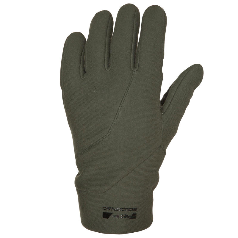 Gants chasse 500 coquille souple verts Gants chasse 500 coquille souple verts