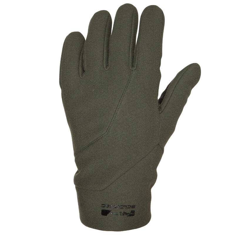 Gants Chasse 500 Softshell Vert Solognac Decathlon