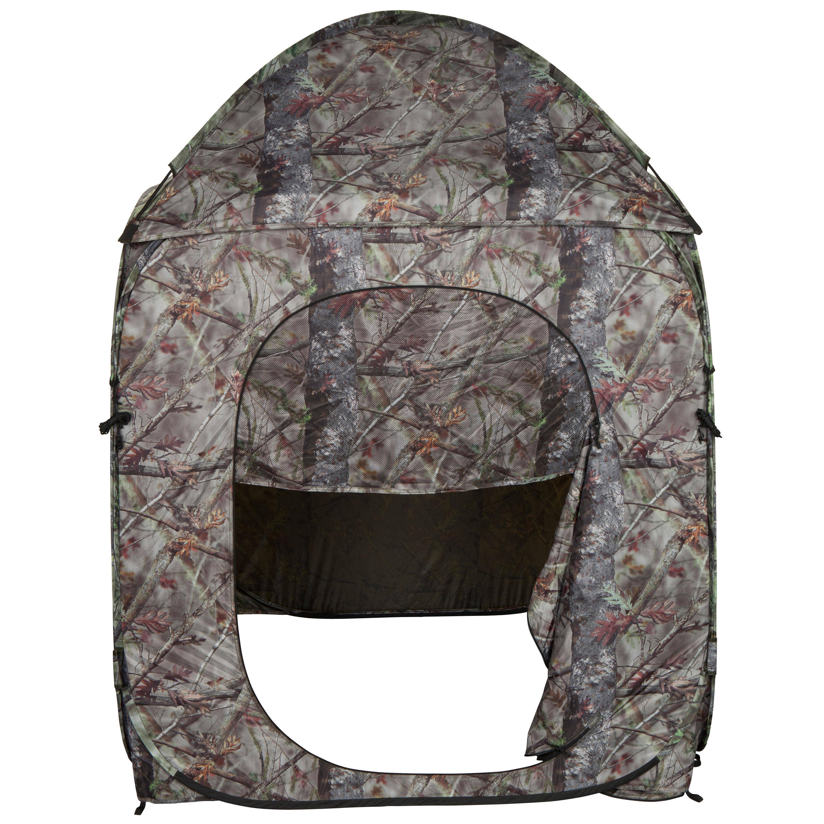 Camouflage Hide Tent Army Military Camo Print - Camouflage Brown -  4