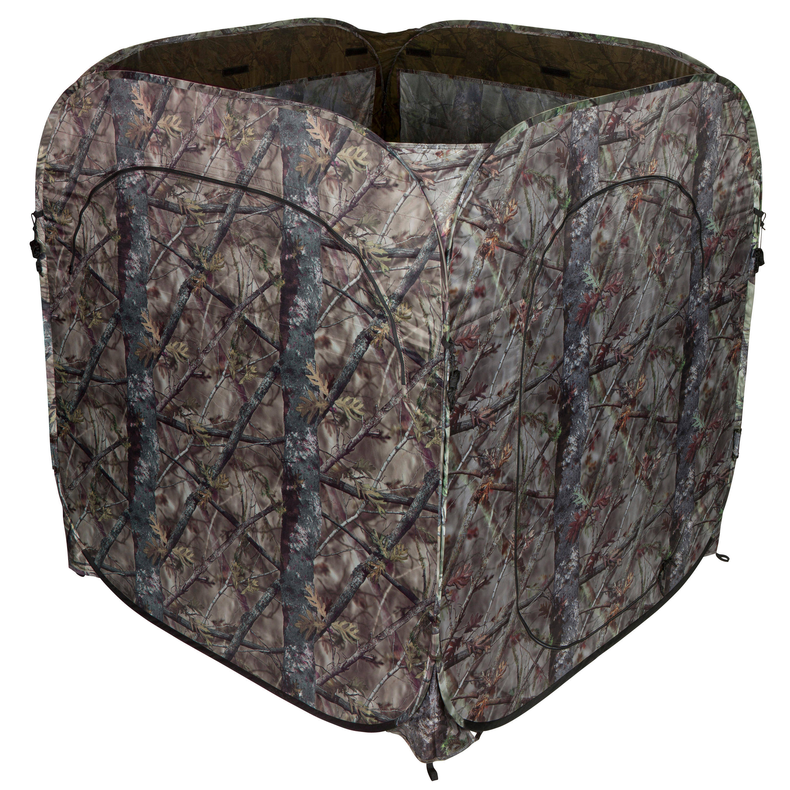 Camouflage Hide Tent Army Military Camo Print - Camouflage Brown -  3