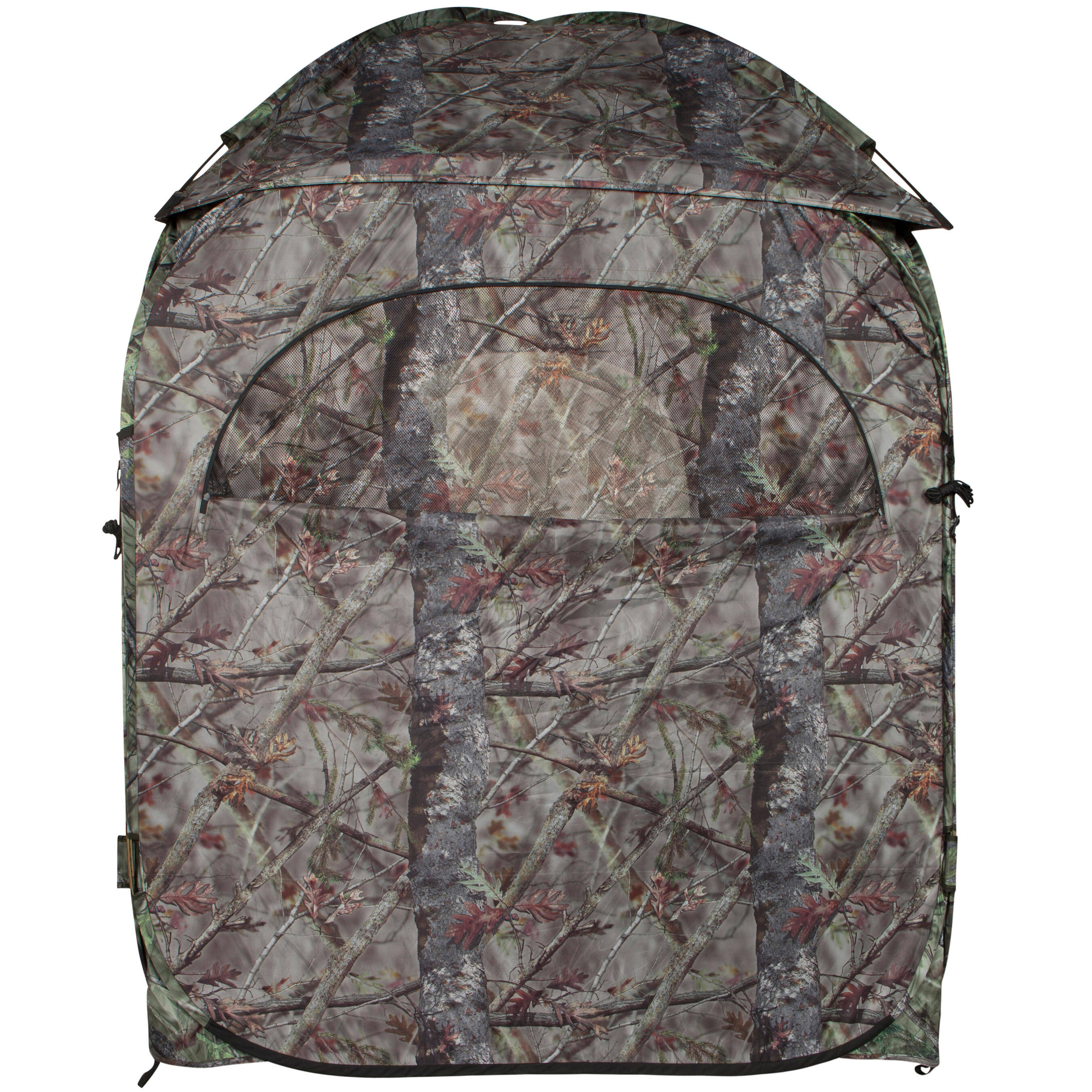 Camouflage Hide Tent Army Military Camo Print - Camouflage Brown -  1