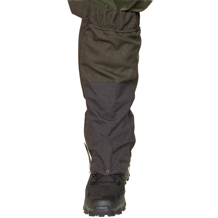 Polainas caza Supertrack verde Solognac Decathlon