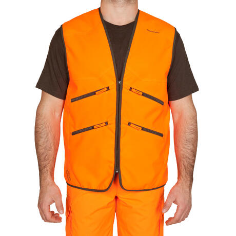 Gilet chasse Supertrack 500 fluo | Solognac