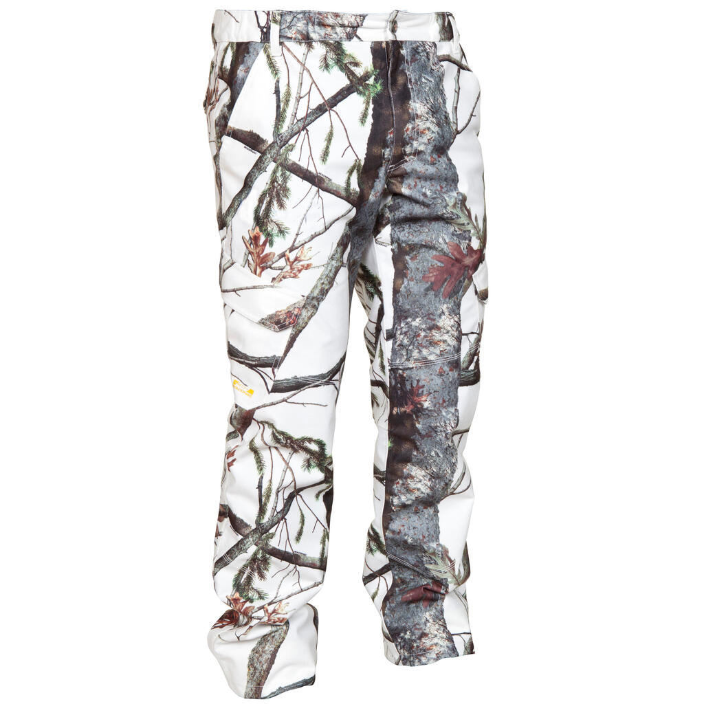 Jagdhose 520 wasserdicht warm Camouflage/weiss 