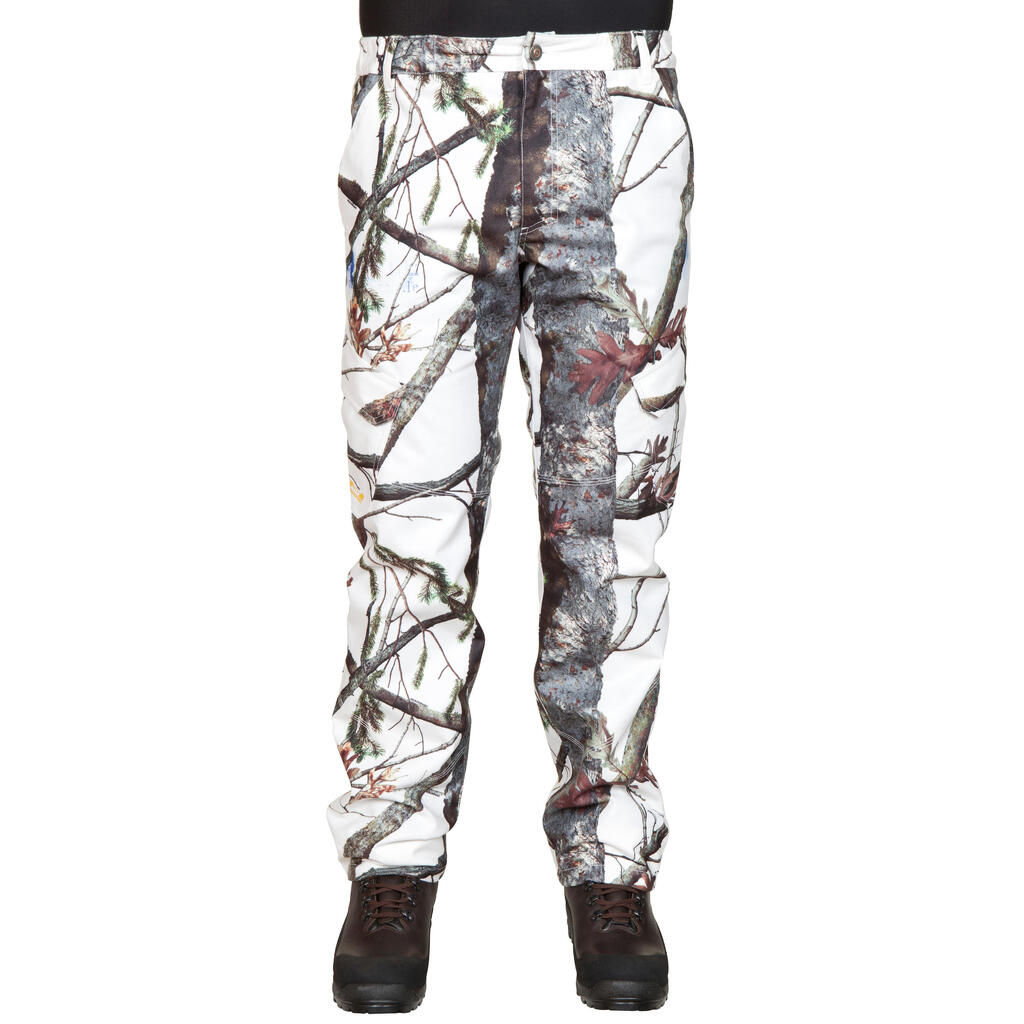 Jagdhose 520 wasserdicht warm Camouflage/weiss 