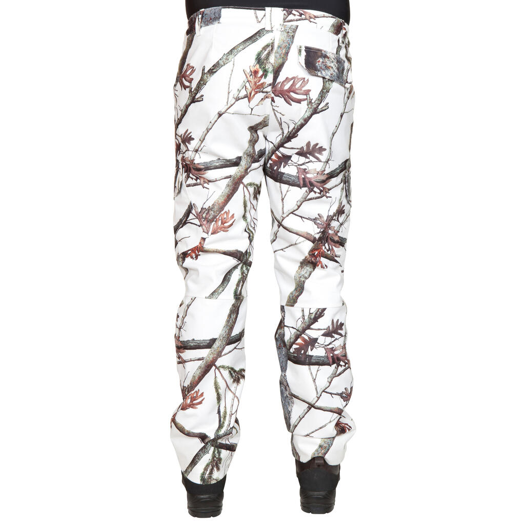 Jagdhose 520 wasserdicht warm Camouflage/weiss 