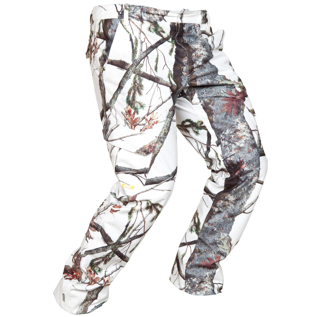 Jagdhose 520 wasserdicht warm Camouflage/weiss 