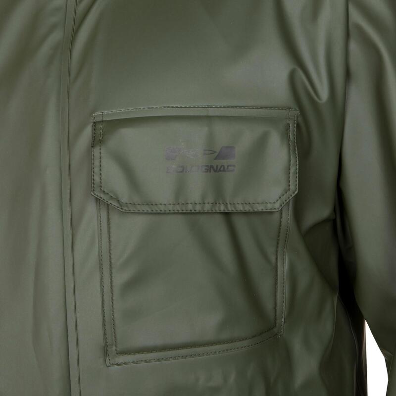 Jachetă 300 Impermeabilă verde Bărbați 