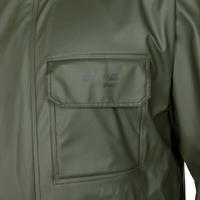 Zelena vodootporna jakna za lov 300