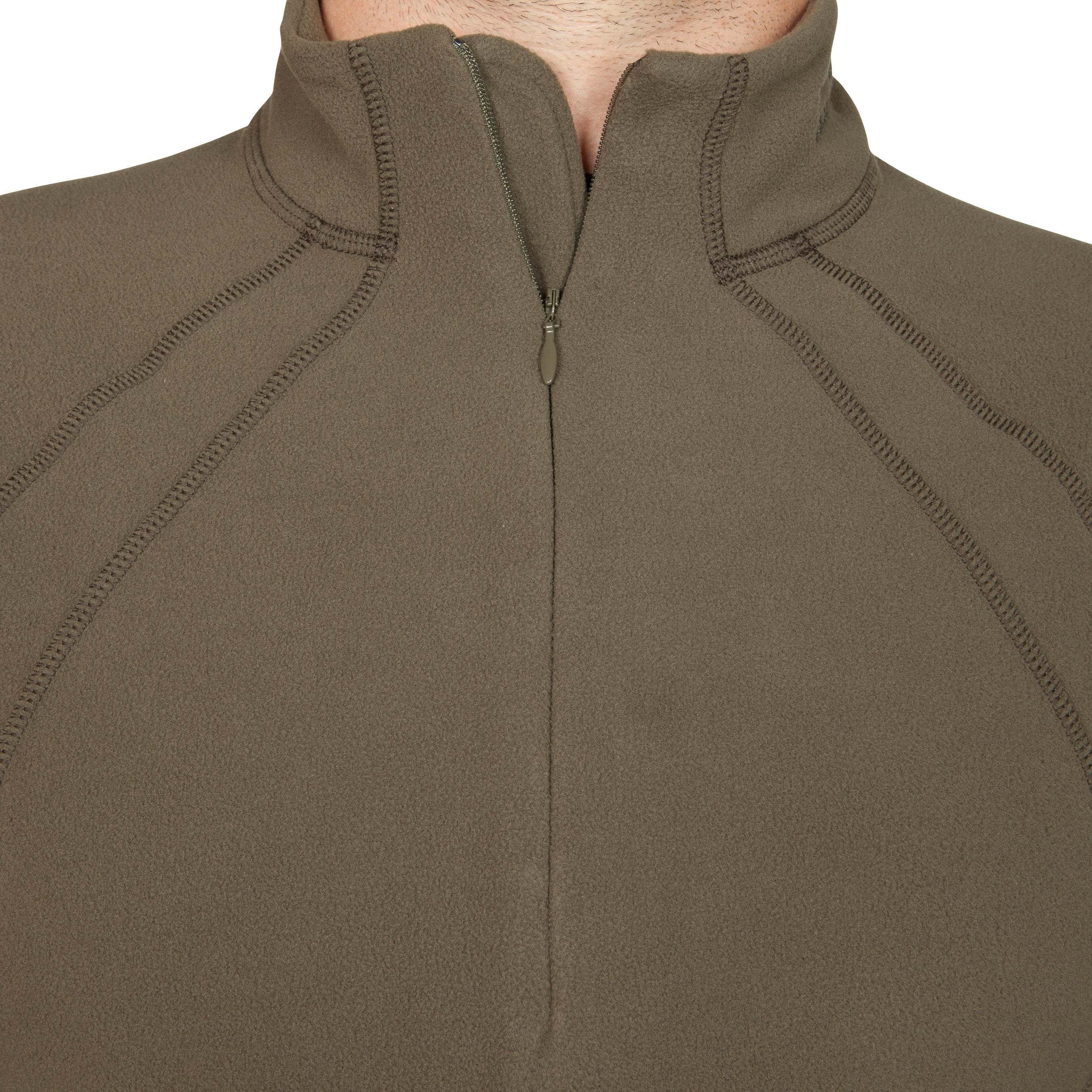 BASE LAYER FLEECE JACKET 100 - GREEN 