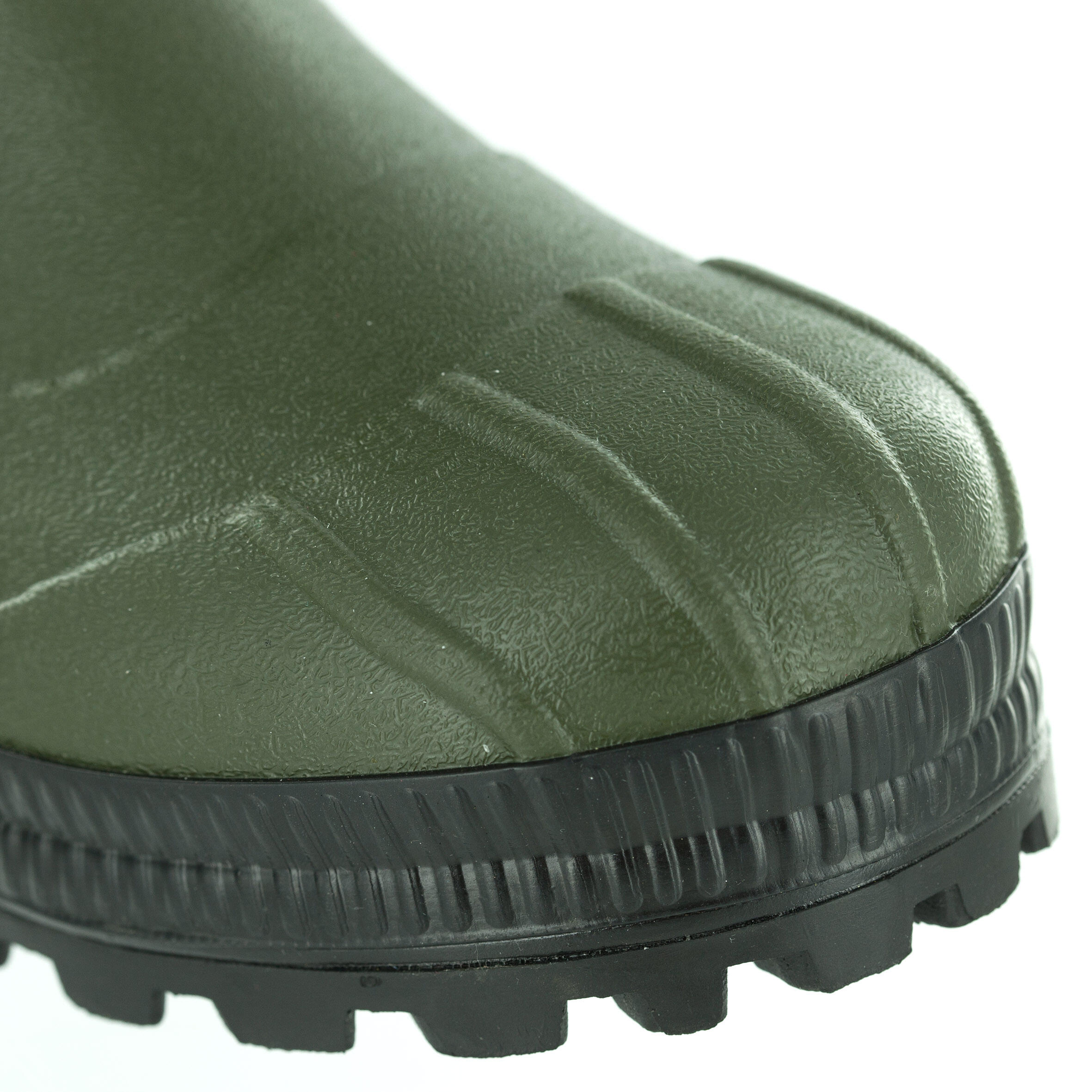 Bottillon Toundra 500 VERT caoutchouc avec chausson amovible 7/8