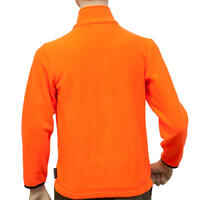 Gerai matomas vaikiškas fliso megztinis, oranžinis