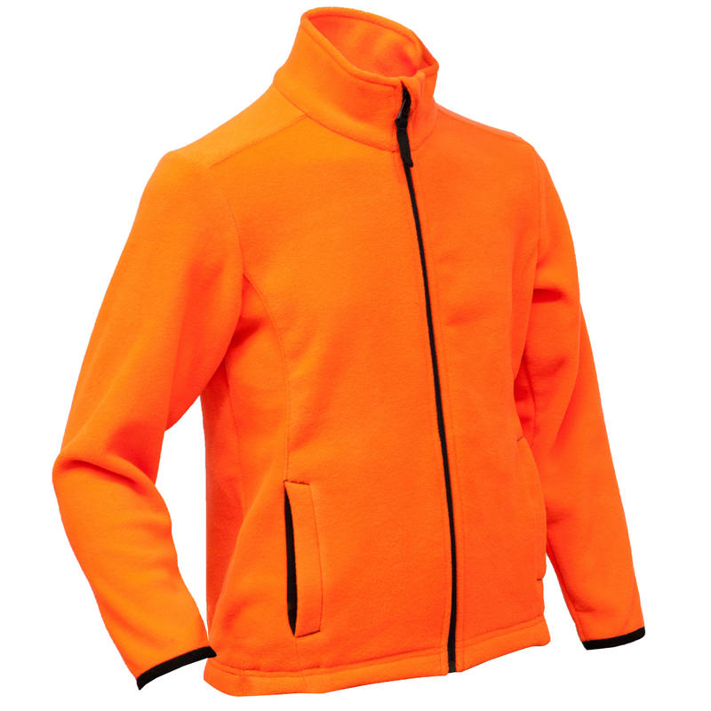 Polaire chasse 100 junior orange Polaire chasse 100 junior orange