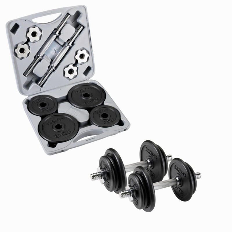 Weight Training 20 kg Threaded Weights Kit