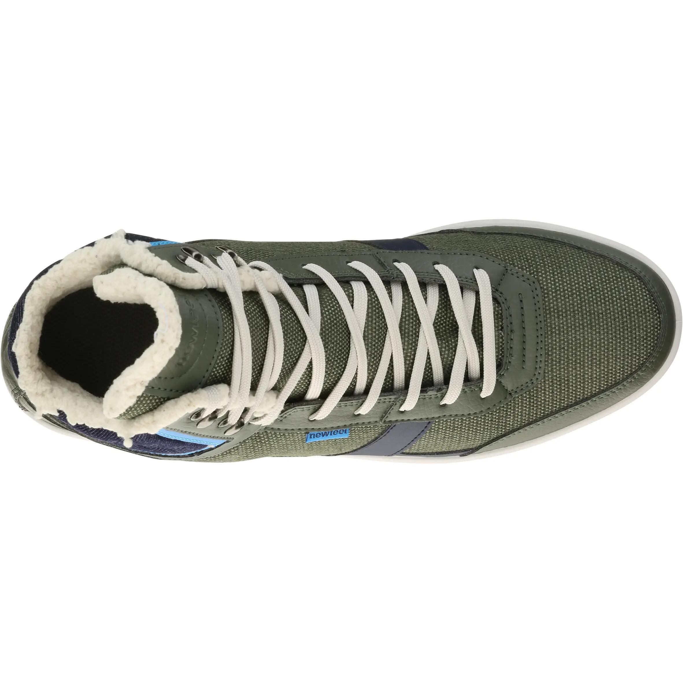 Frost men's everyday walking shoes - khaki/blue 6/13