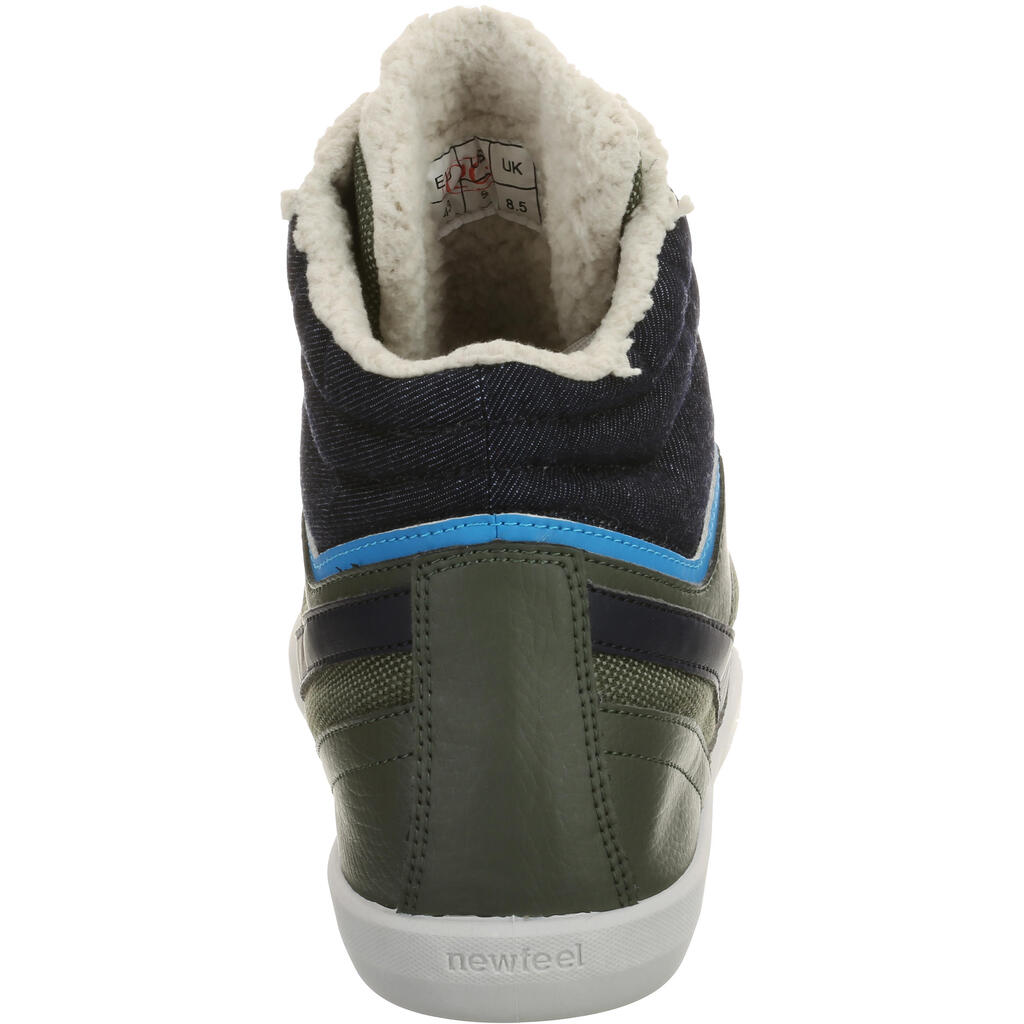 Freizeitschuhe Sneakers Frost gefüttert Herren grün