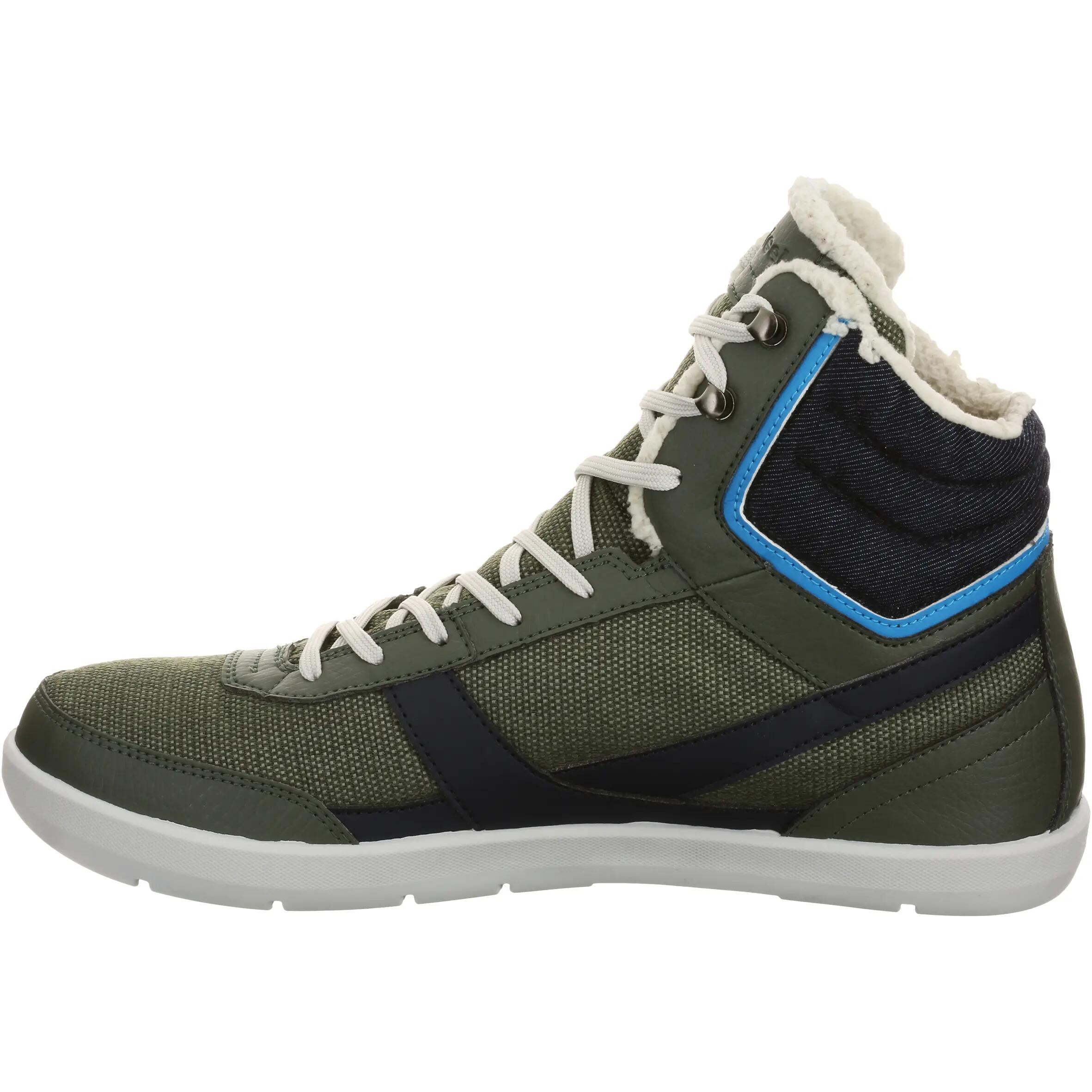 Frost men's everyday walking shoes - khaki/blue 3/13