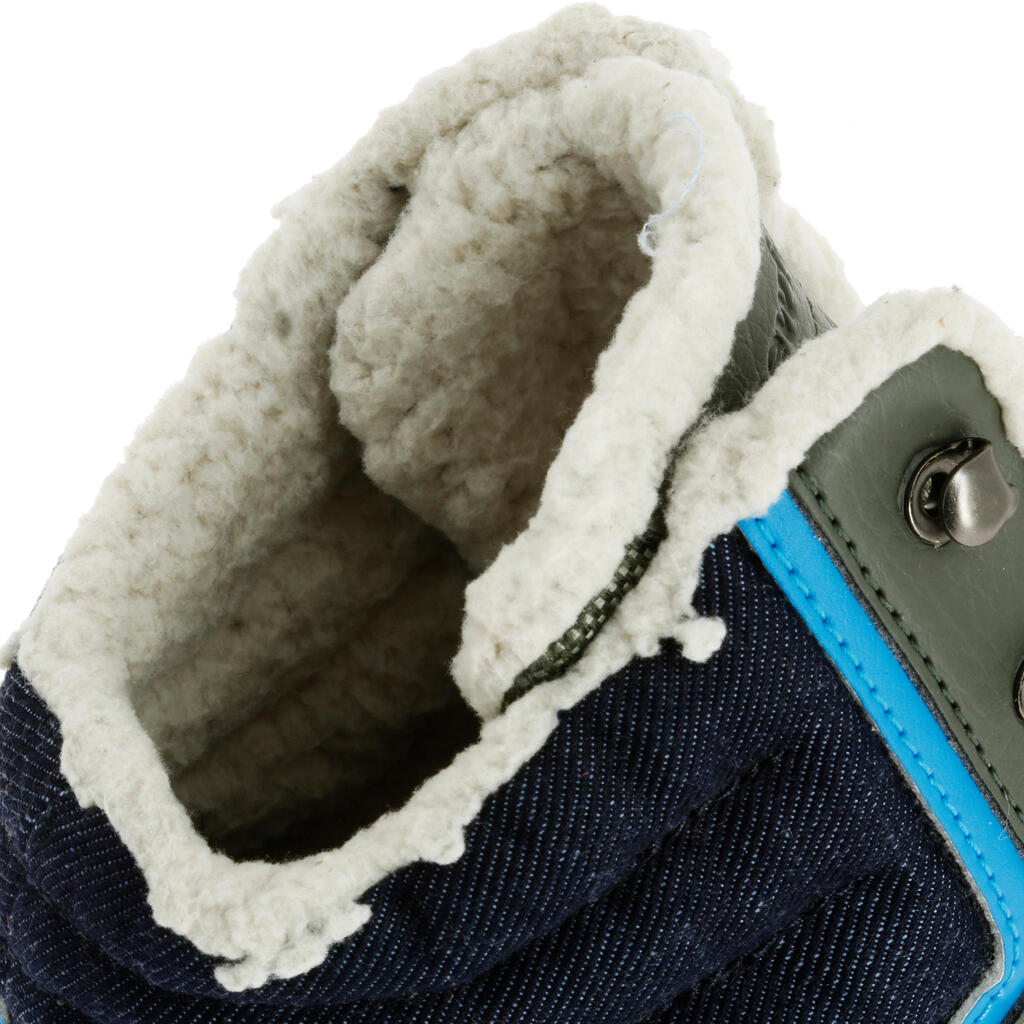 Freizeitschuhe Sneakers Frost gefüttert Herren grün