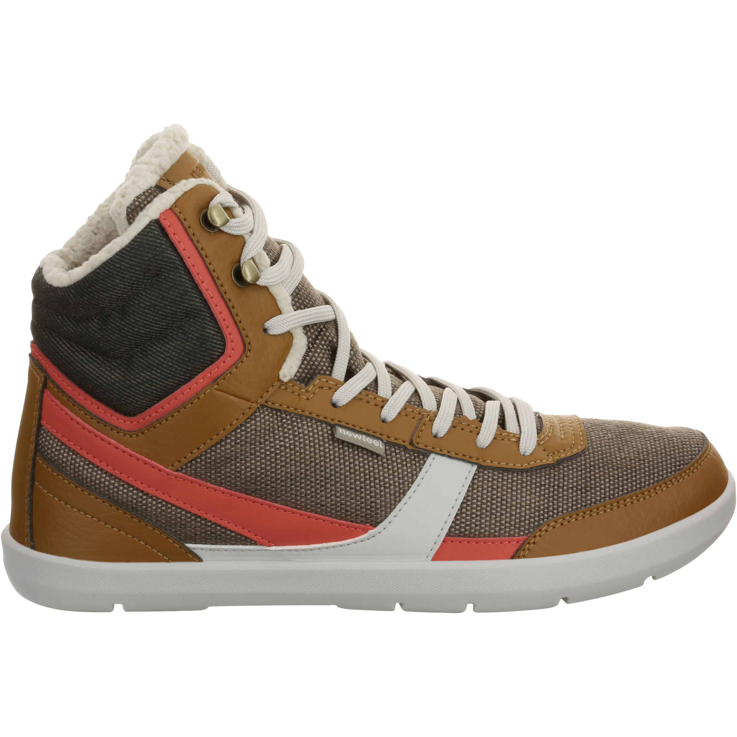 Frost women's everyday walking shoes - brown/grey/coral/white 2/13