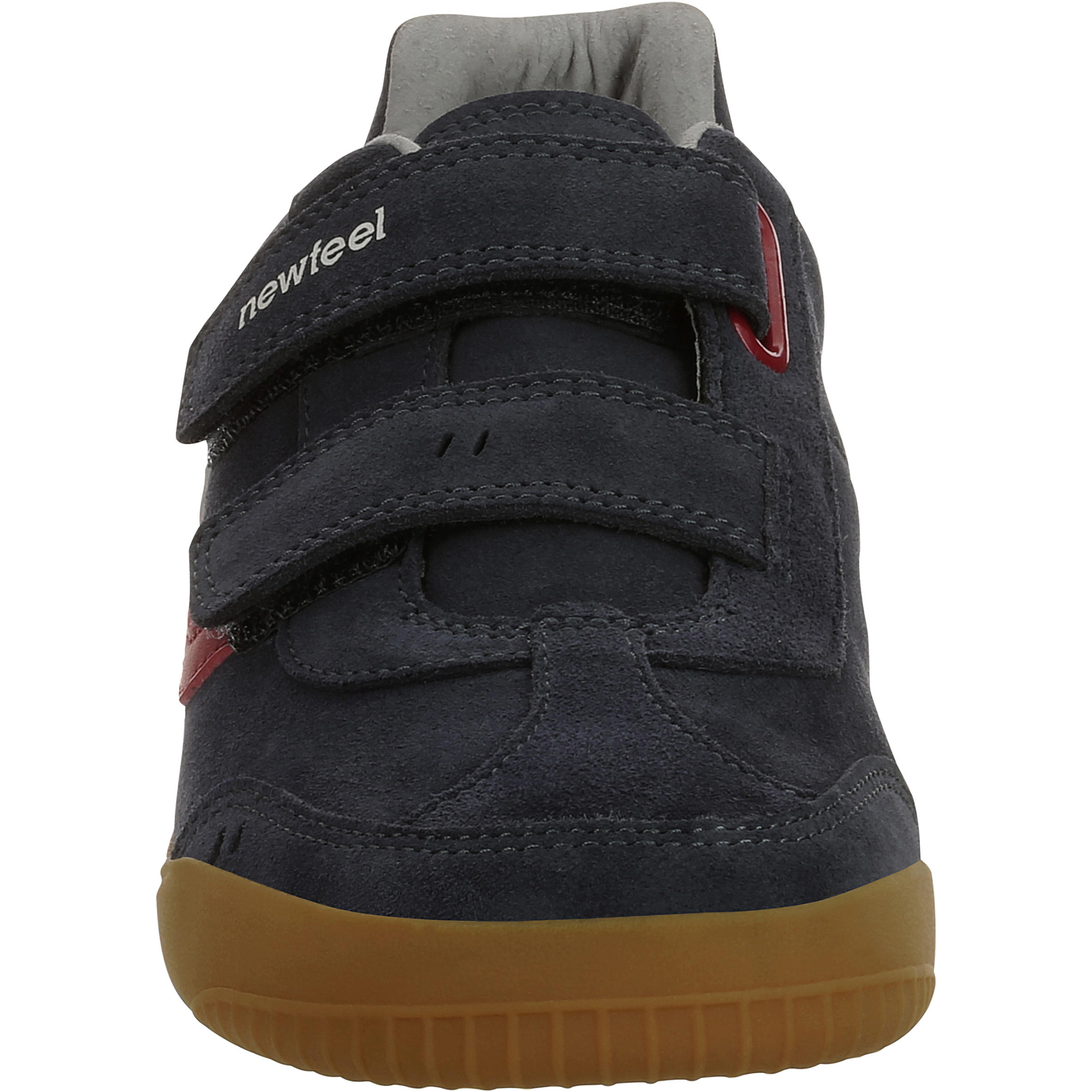Jarry children's leather walking shoes - navy/red 5/18