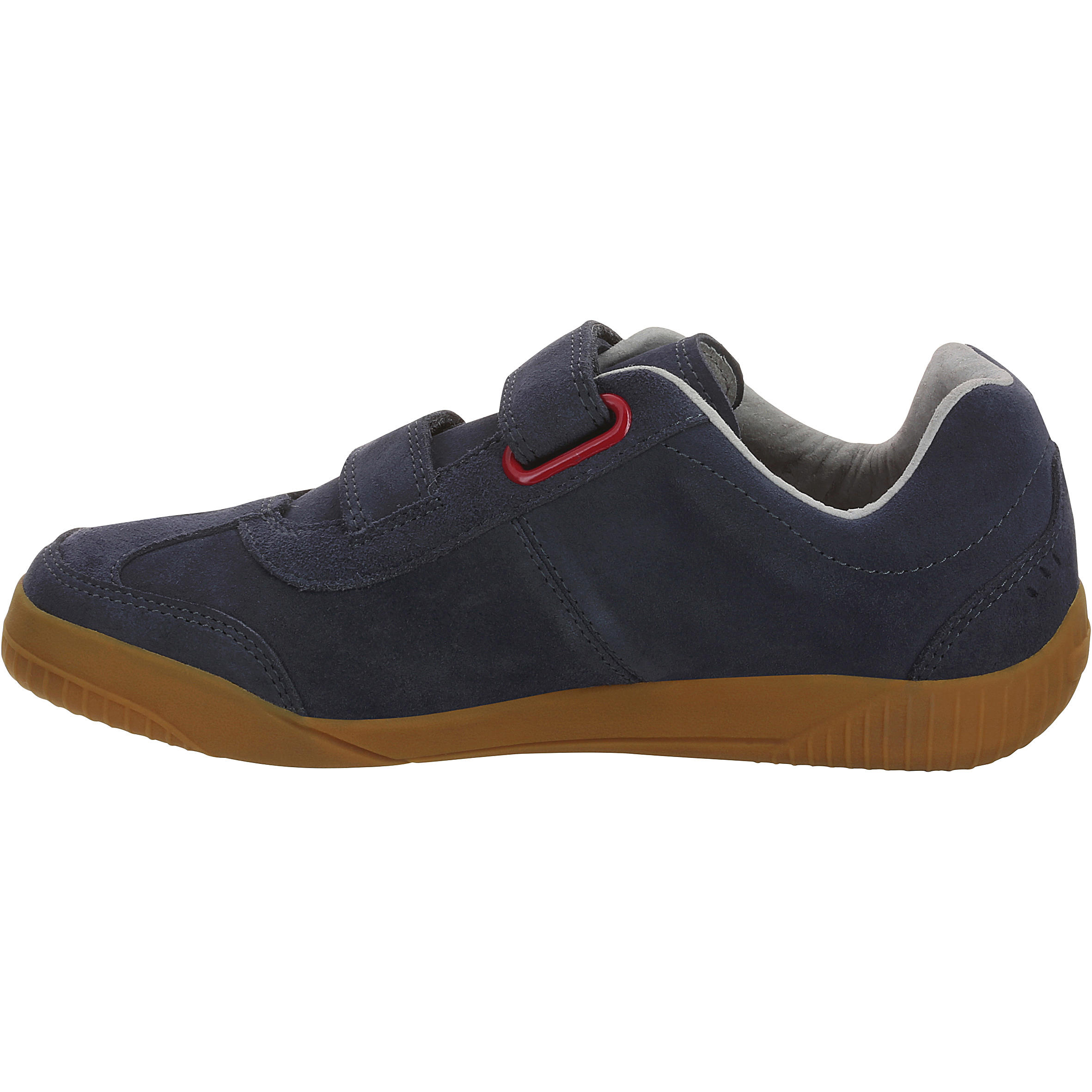 Jarry children's leather walking shoes - navy/red 3/18