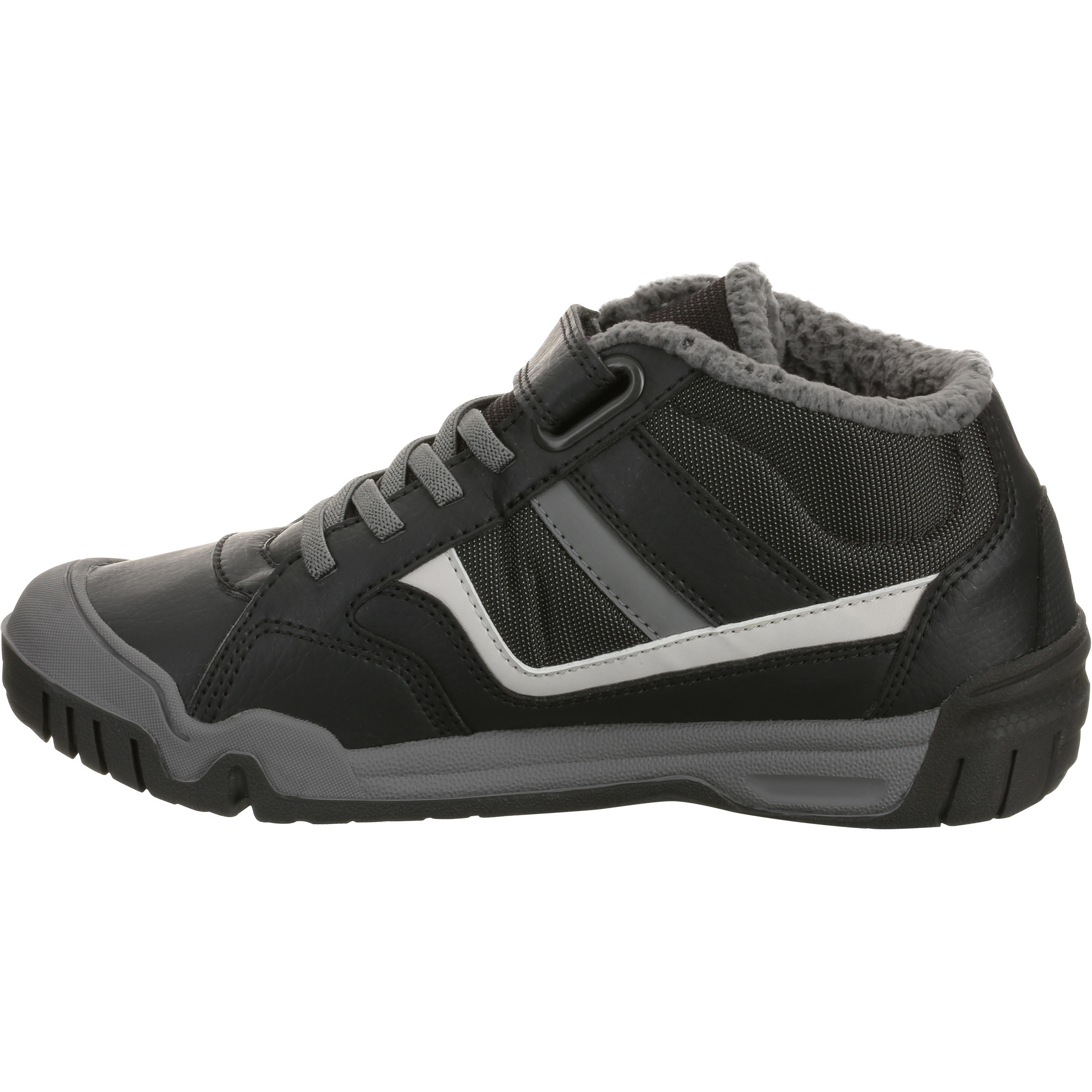 RootBoost Fur children's fitness walking shoes anthracite white 3/13