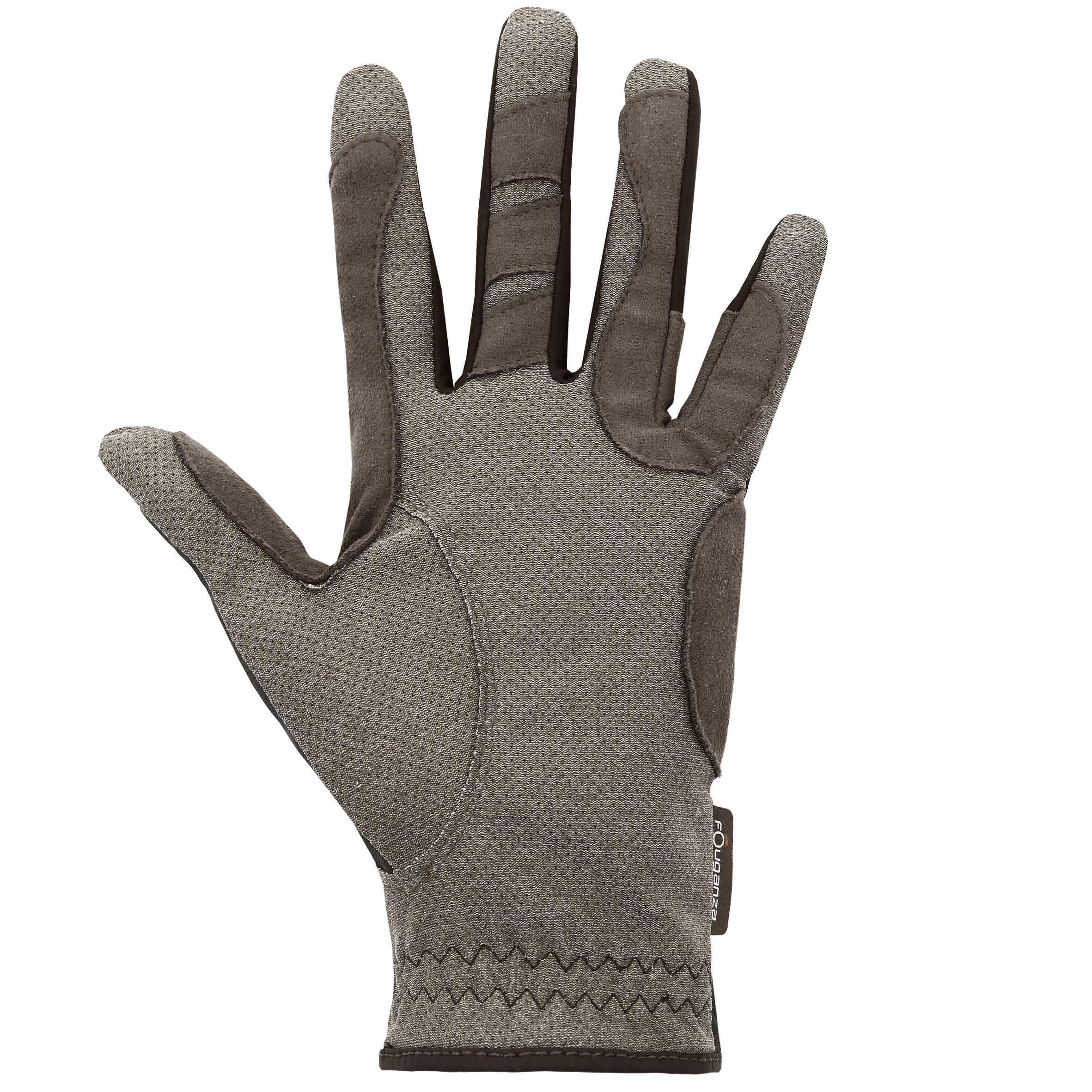 Hexagirls Adult Horse Riding Gloves - Dark Brown 5/15