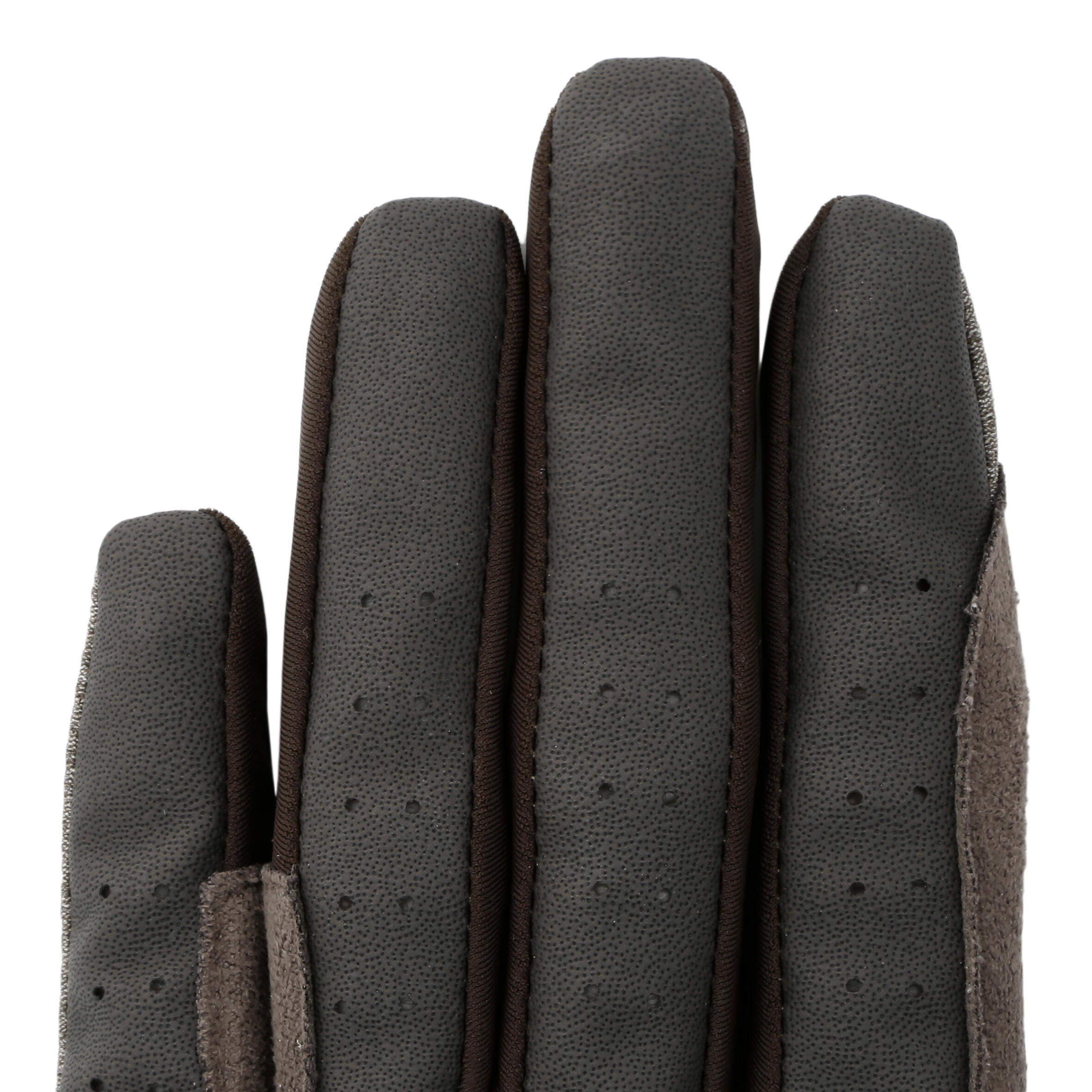 Hexagirls Adult Horse Riding Gloves - Dark Brown 3/15