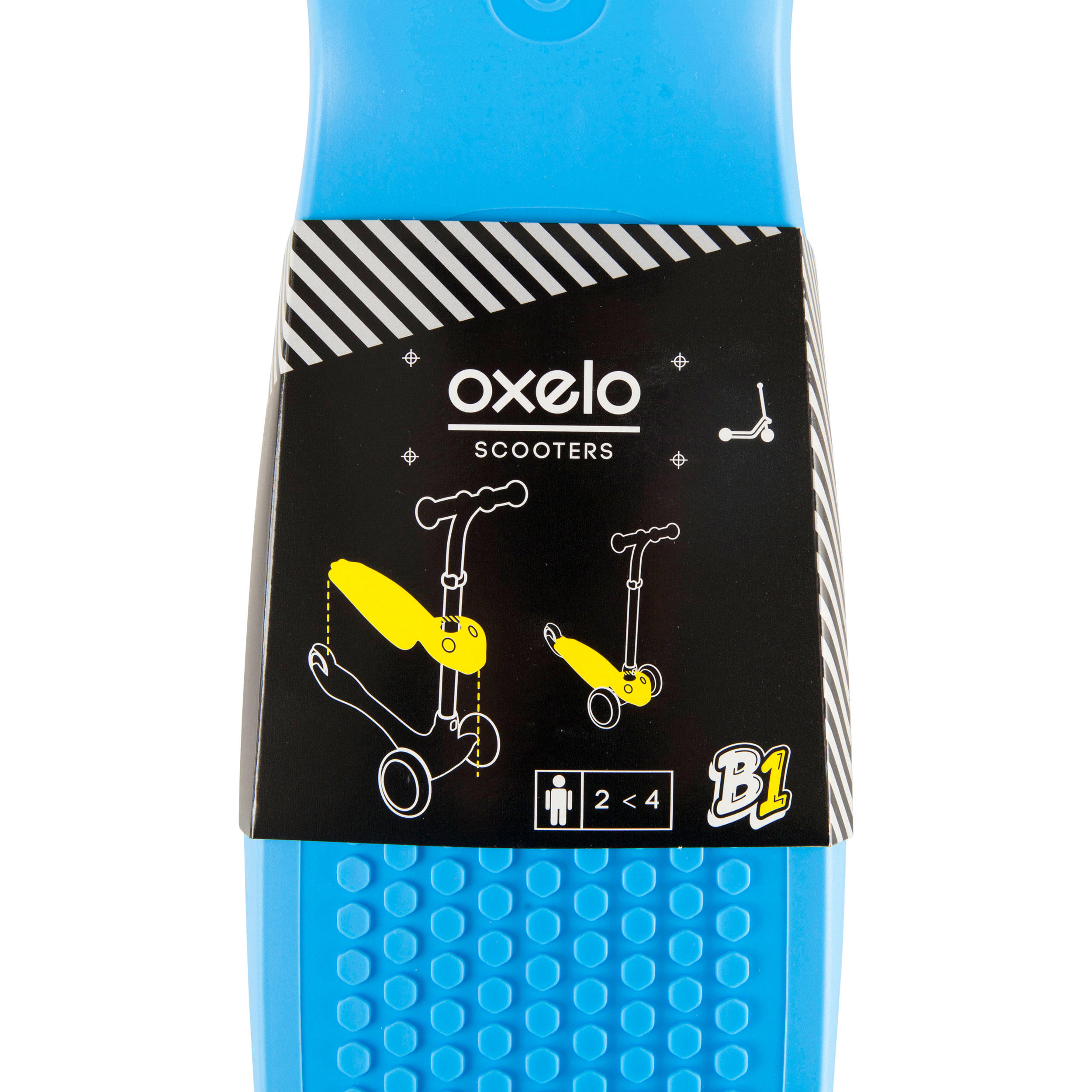 COQUE BLEUE POUR TROTTINETTE 3 ROUES B1 7/12