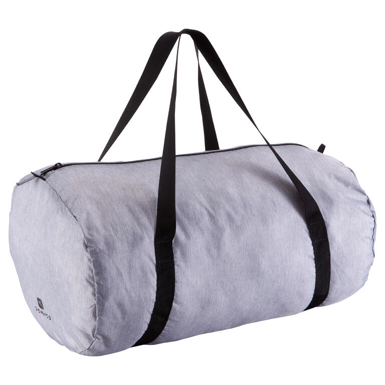 Buy Foldable Fitness Duffle Bag 30L - Mottled Grey Online | Decathlon