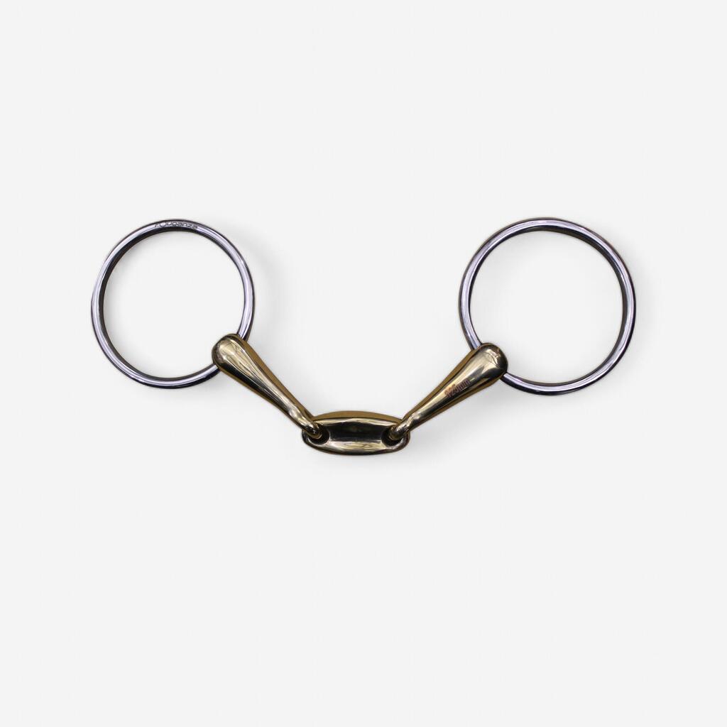 3-Piece Horse Riding Eggbutt Snaffle For Horse Or Pony