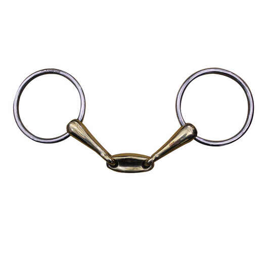3-Piece Horse Riding Eggbutt Snaffle For Horse Or Pony