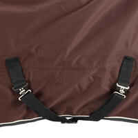 Light Horse Riding Waterproof Turnout Sheet for Horse/Pony Allweather - Brown