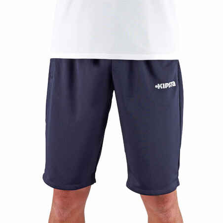 T500 Adult Long Shorts - Blue