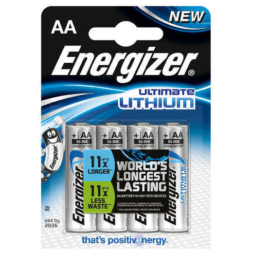 
      Pack of 4 AA-LR06 ENERGIZER batteries
  