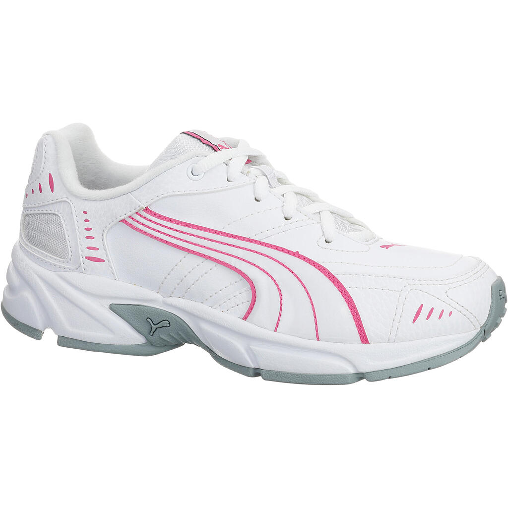 Beli in rožnati čevlji PUMA XENON za otroke
