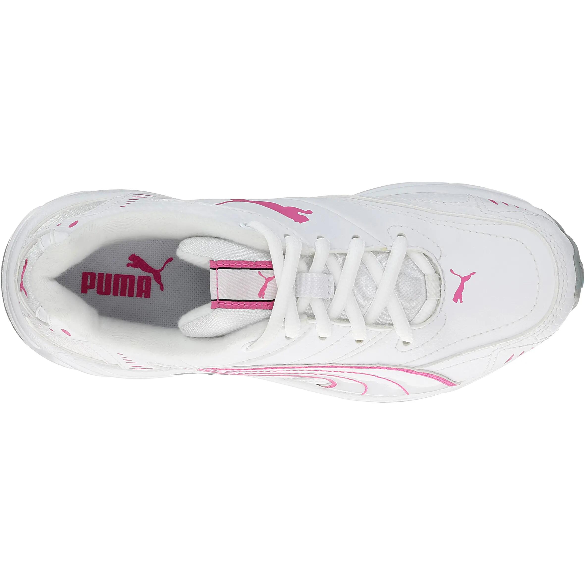 Xenon children's walking and school sports shoes - white/pink 6/9