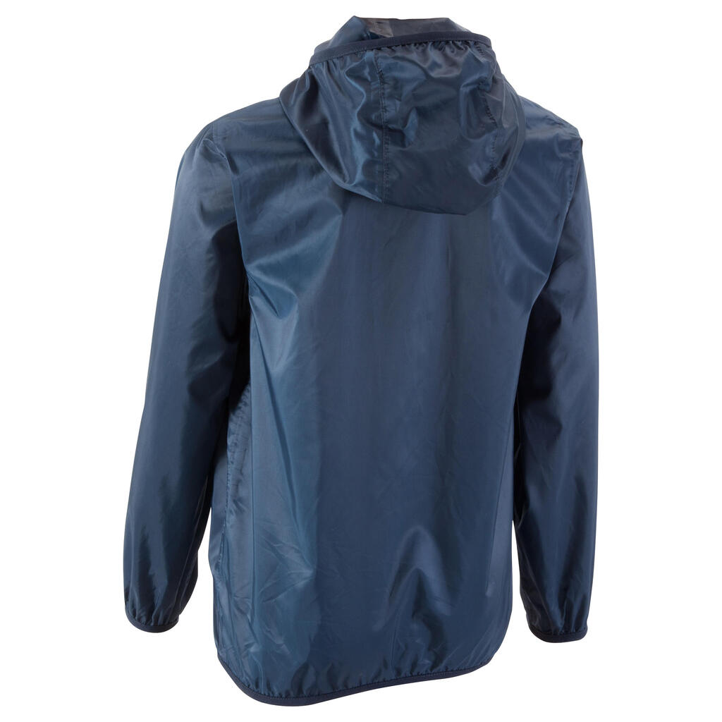 Rain-Cut Zip Children's Jacket - Caribbean Blue