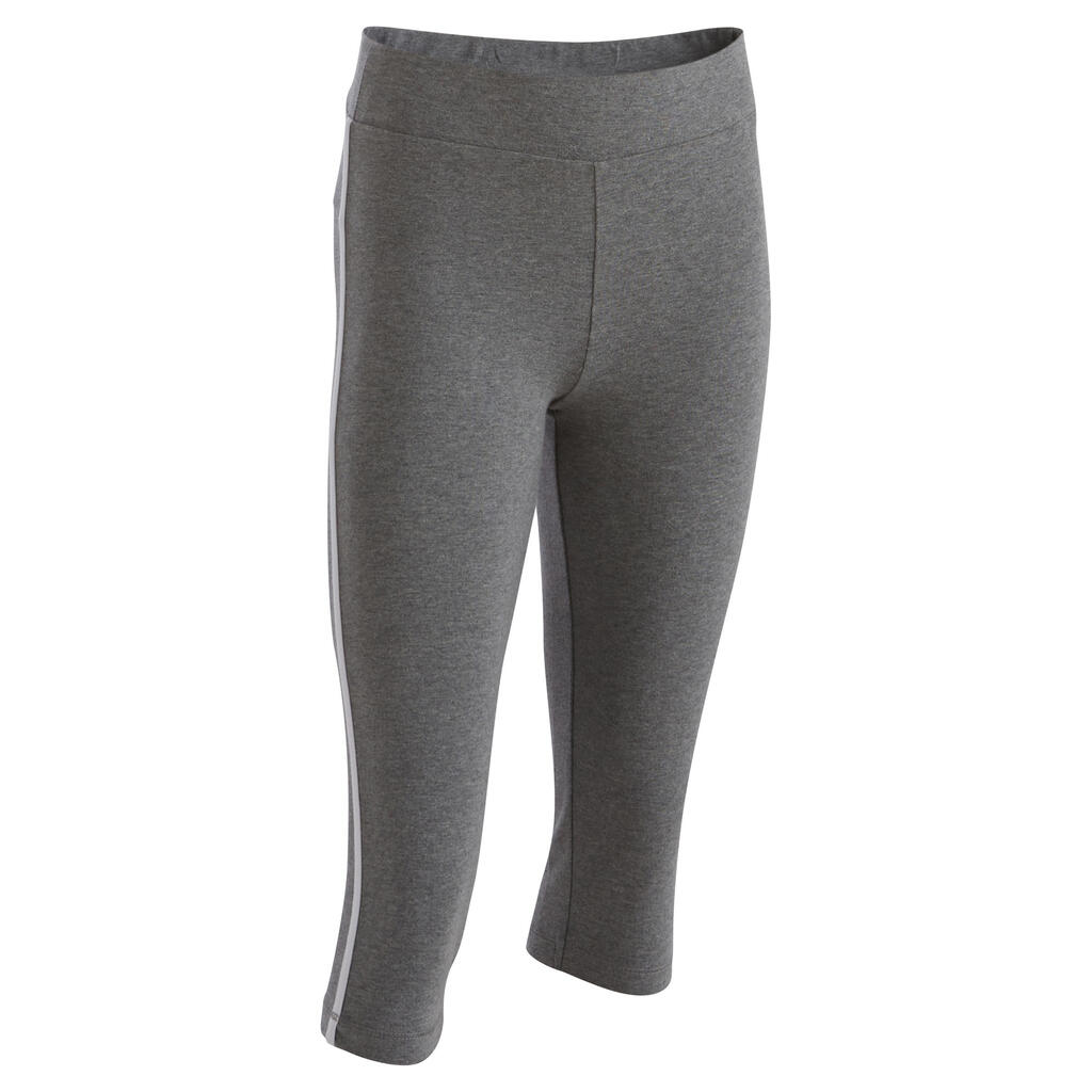 Caprihose Kinder, grau