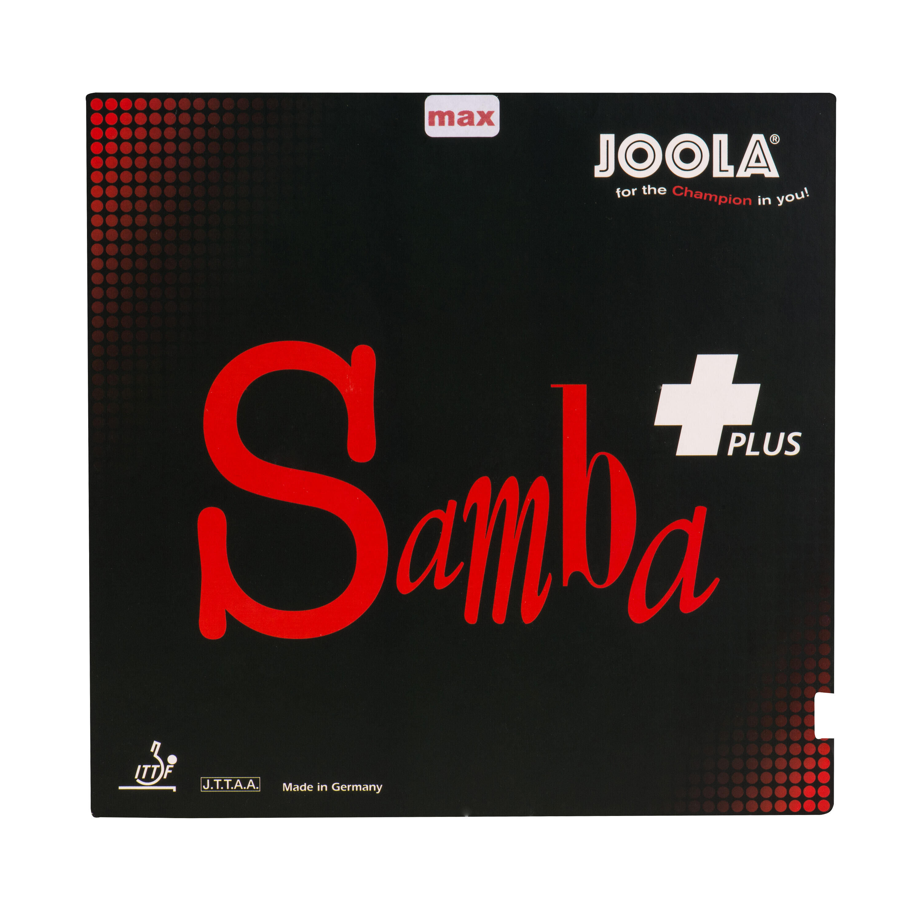JOOLA Samba+ Table Tennis Bat Rubber